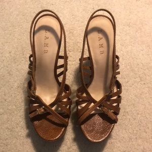 L.A.M.B Platform Heels